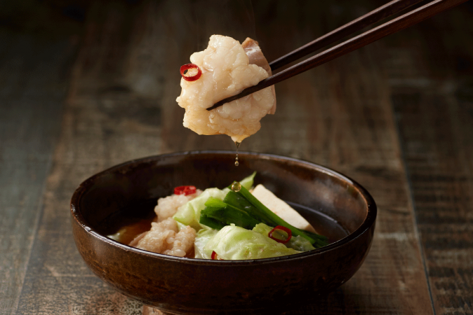 博多もつ鍋　九州みそ味（2人前） 特集記事 | 明太子の島本