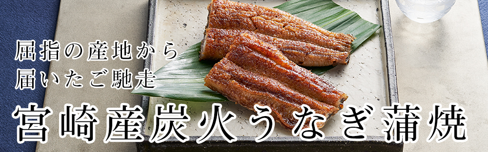 宮崎産炭火うなぎ蒲焼